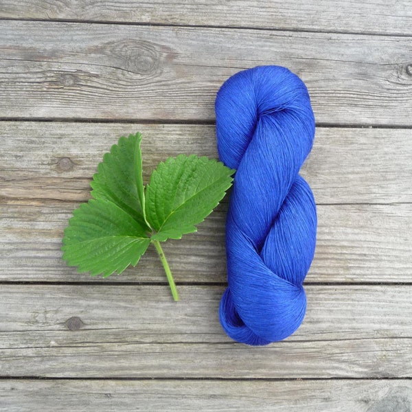 blue Linen thread- monaco blue