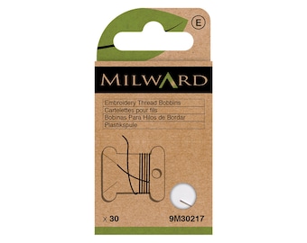 Bobinas de hilo de plástico de Milward, 30 piezas
