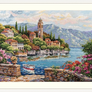 Lago di Como - Merejka cross stitch Kit