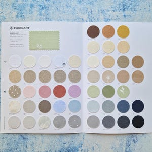 Belfast 32 count samples-kaart van Zweigart