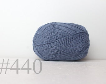 WOOL yarn 100%-knitting yarn - pale blue #440