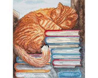 Counted cross stitch kit - Afternoon nap Letistitch 8095