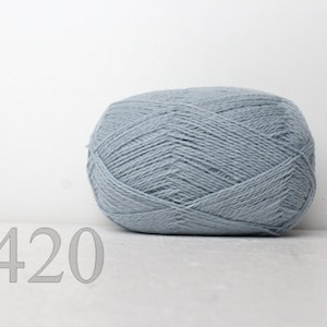 WOOL yarn 100%-knitting yarn -  light blue #420