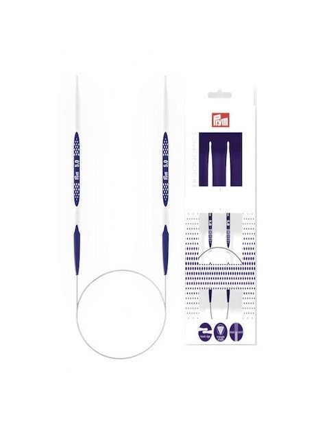 Prym 6 Ergonomic Double Point Knitting Needles, Carbon, 4mm