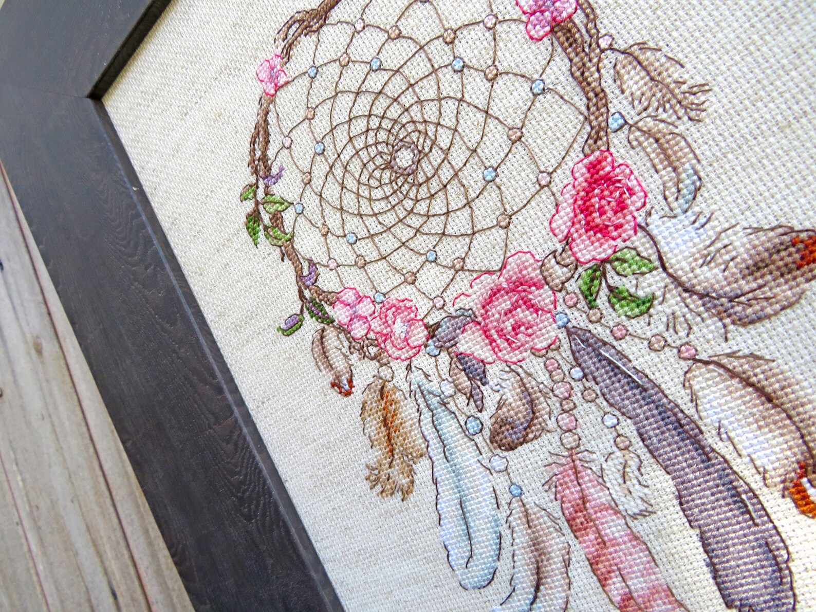 Dream catcher Cross stitch kit by by LetiStitch brand Etsy