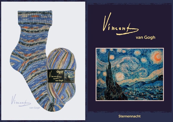 Vincent Van Gogh Collection - Opal Sock Yarn 4 Ply *5435 Starry
