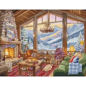 Gezählter Kreuzstich Letistitch 9922 WinterLodge