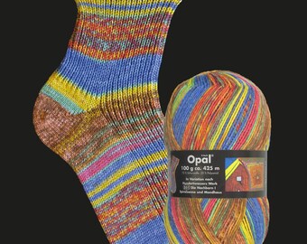 Opal 4 ply Sock Yarn Opal Hundertwasser 2100