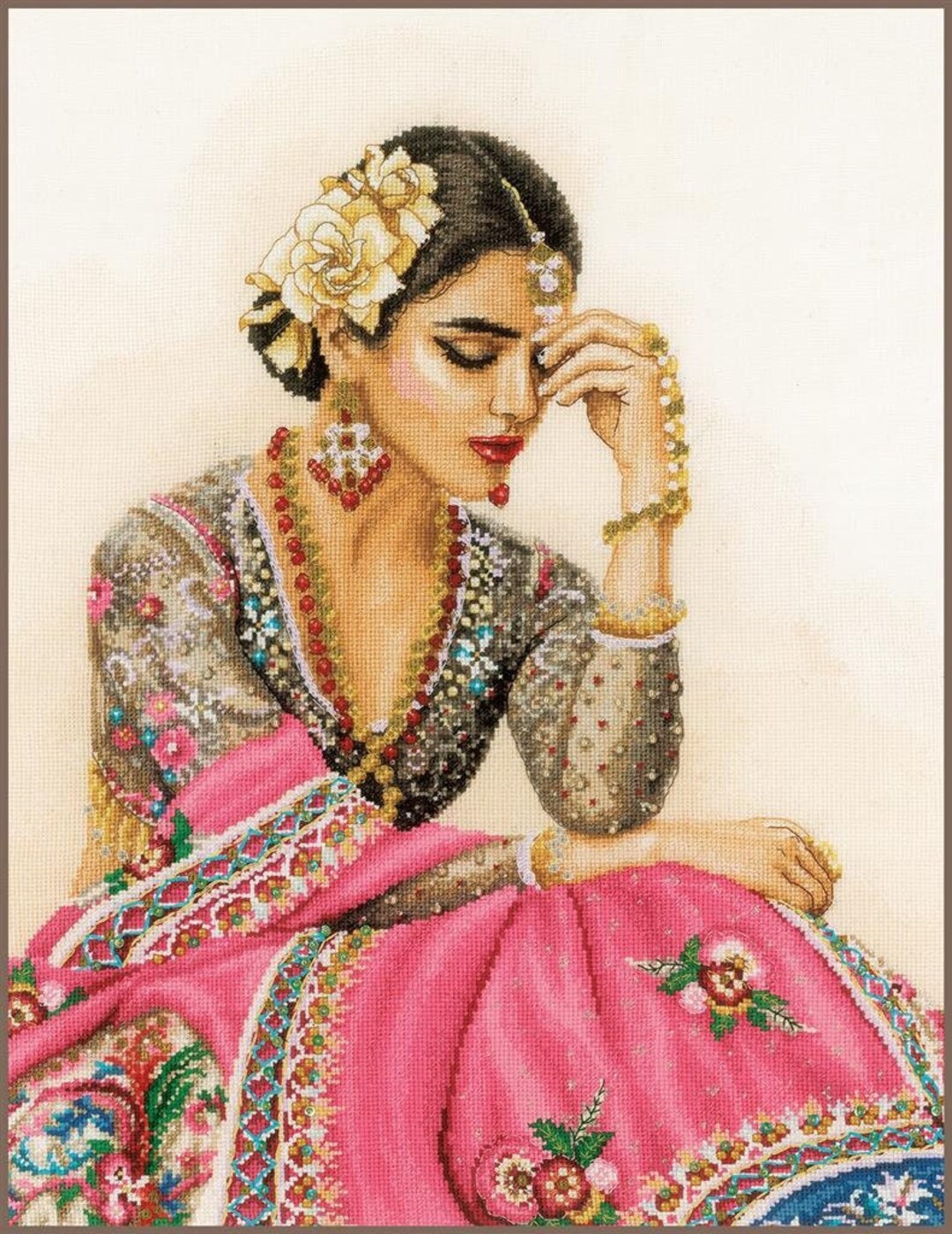 Counted Cross Stitch Kit TRADITIONAL REMINISCENCE by Lanarte Etsy