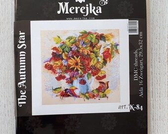 thumbnail image 2 of The Filed Bouquet Counted Cross Stitch Kit By Merejka K-95 2 of 14