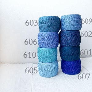 Linen thread 200 gram / 7oz. choose Any color Lace weight linen yarn color palette image 5