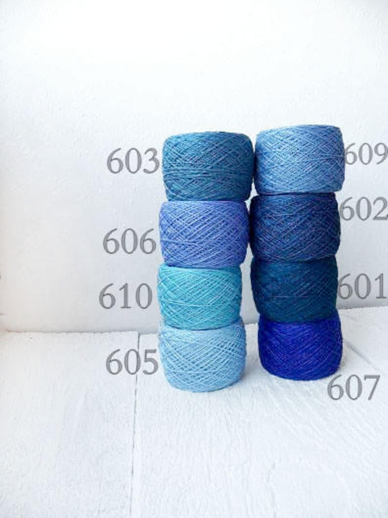 Linen thread 200 gram / 7oz. choose Any color Lace weight linen yarn color palette image 5