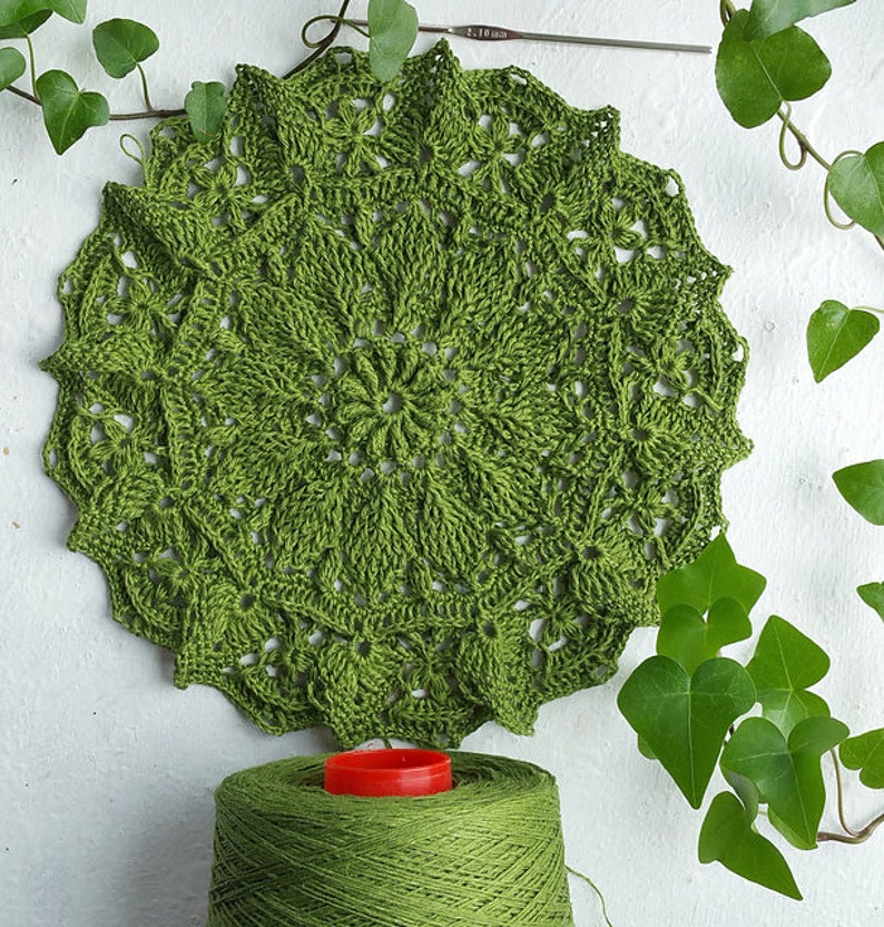 Crochet Linen thread 4ply Linen yarn Size 5 crochet thread Etsy