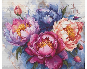 The king of flowers - counted cross stitch kit  by Luca-s brand B7027