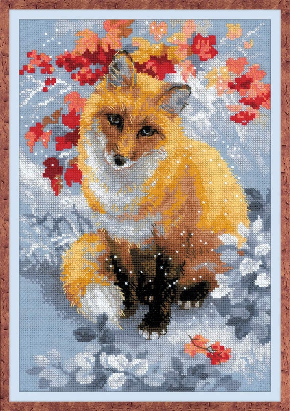 Fox by Riolis Cross Stitch Kit 1510 New Unopened 