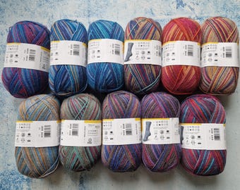 Laine à chaussettes 4 fils Wellness collection 12 coloris