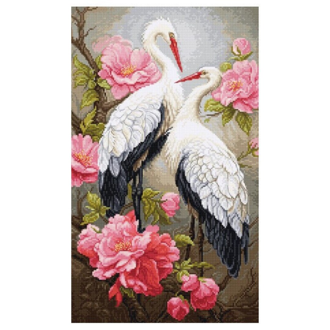 Kit De Point De Croix Luca-S - Invités Du Printemps, BU5042