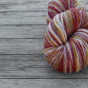 künstlerische WOOL - rot Beige Honig, Spitze Stricken Garn