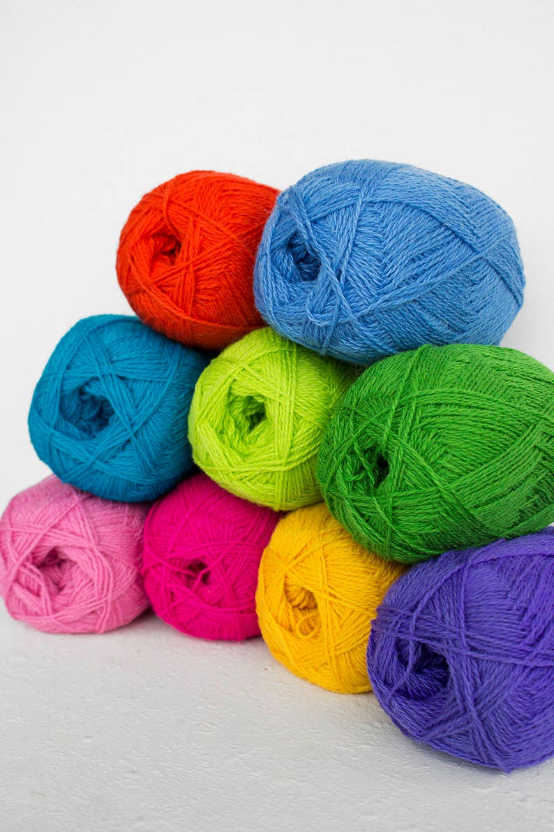 Wool Sample card 80 colors 100% wool Wool yarn image 7