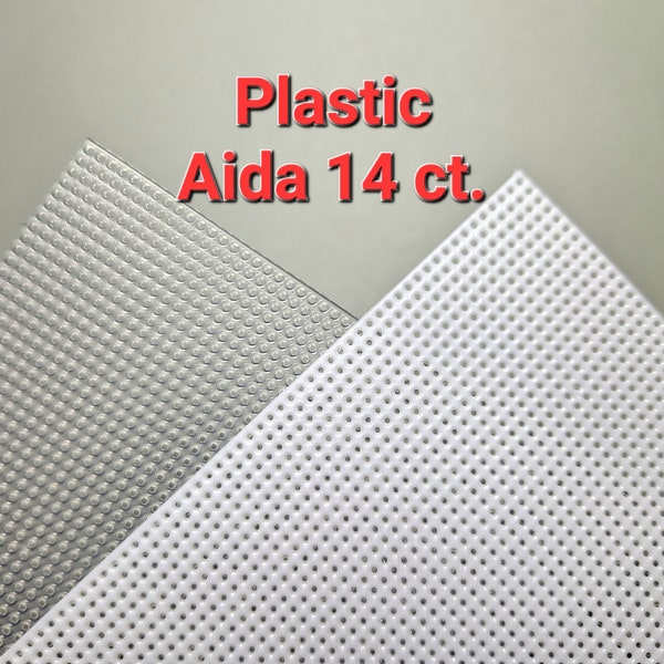 Plastique Aida 14 unités au format A4