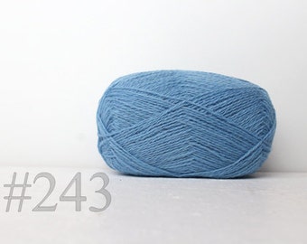 wool yarn for knitting crochet - sky blue #243