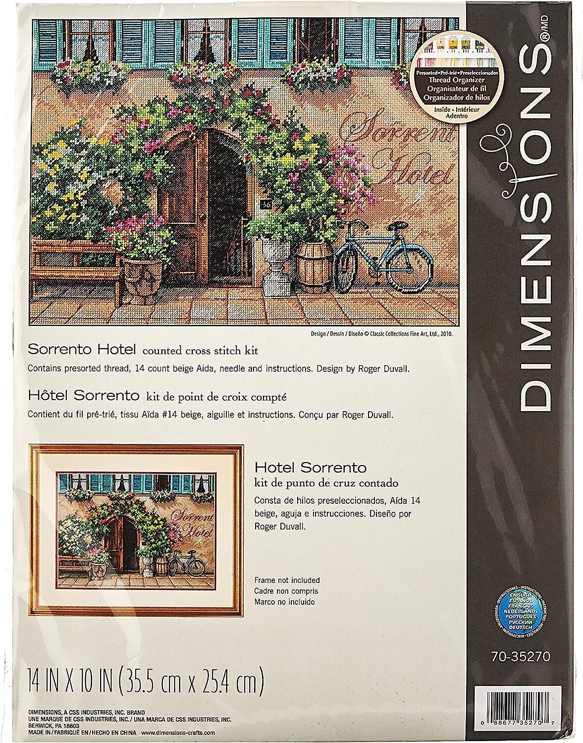 Sorrento Hotel - Dimensions 70-35270 Needlecrafts Counted Cross