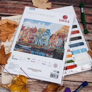 Cross Stitch Kit Luca-S - Copenhagen, BU5046 #needlework...