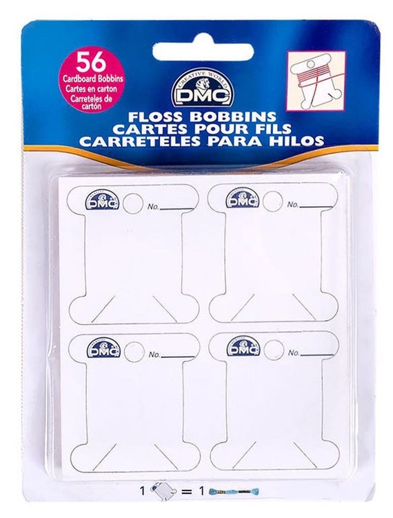 DMC Cardboard Bobbins x 56 DMC Cardboard Bobbins x 56