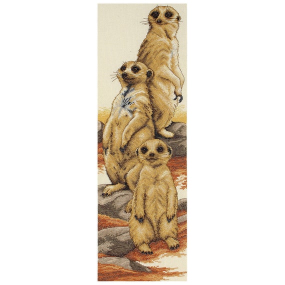 Cross Stitch Chart Kit Meerkat