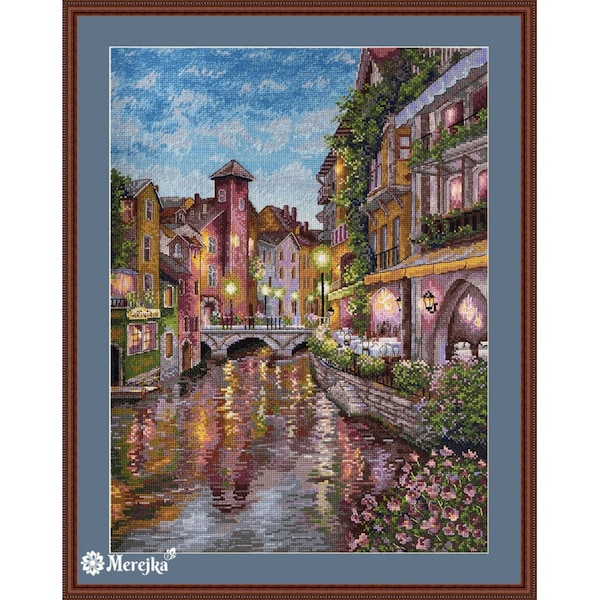 Merejka cross stitch Kit - La rivière K-158