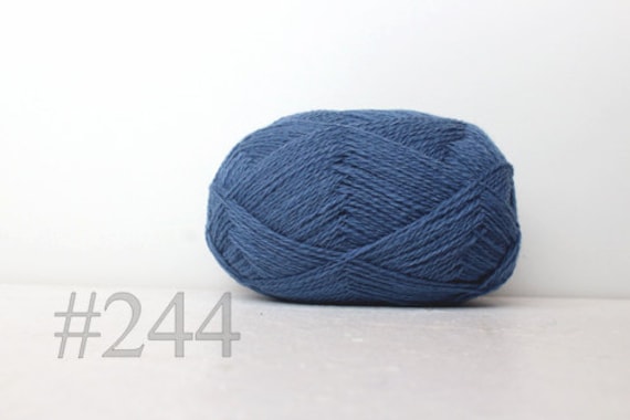 WOOL Yarn 100%wool for Knitting, Crochet Bue Cloud 244 