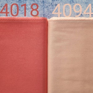 Tissu Zweigart à tissage régulier 25 points LUGANA pour travaux d'aiguille - NOUVELLES couleurs pêche