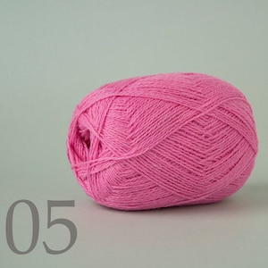 Rosa WOLLE, Garn 100% Wolle zum Stricken, Garn stricken, Garn gehäkelt - zart rosa #105
