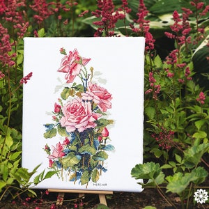 Merejka Kreuzstich Set K-179 – Größe 24,5x35,5 Cm, Mit Aida-Stoff & DMC-Garn