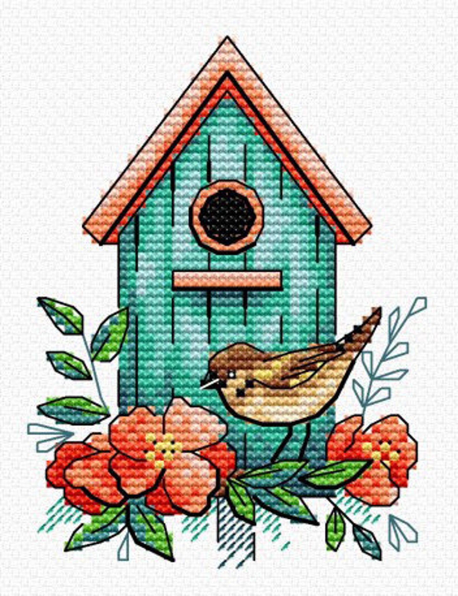 Easy Cross Stitch Kits for Beginners Etsy