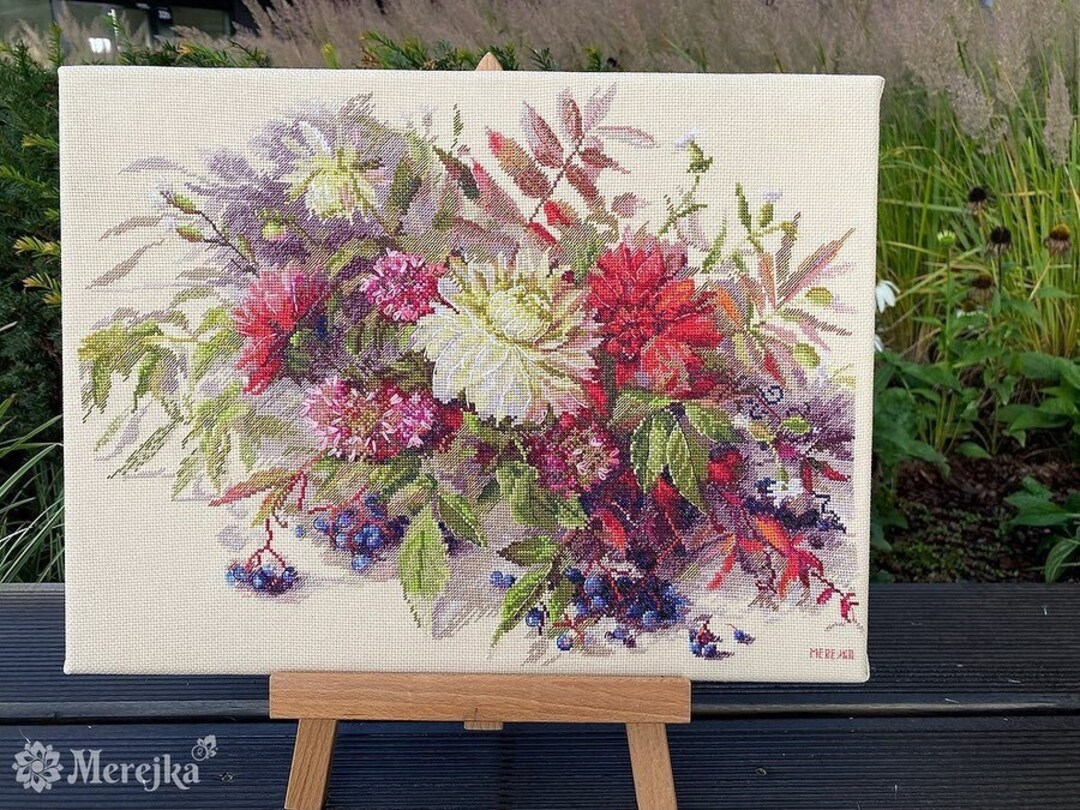 Autumn Secrets Cross Stitch Kit by Merejka K218 Etsy