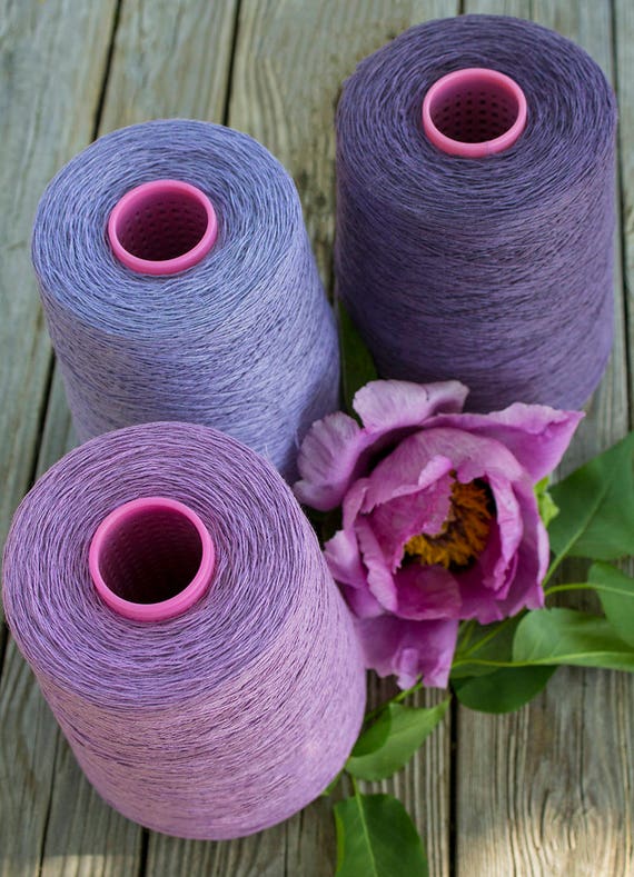 Linen yarn on cone 100 linen yarn total 1.5kg / 52.5oz Etsy