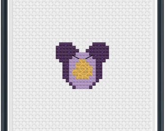 Mouse Ears Ursula Cross Stitch Pattern .PDF - Instant Download