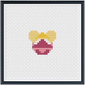 Mouse Ears Aurora Cross Stitch Pattern .PDF - Instant Download