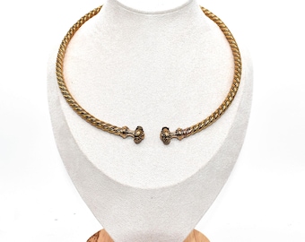 Celtic bronze Torque – authentic neck ring from the La Tène period for women and men - Spiral or Helix Ring