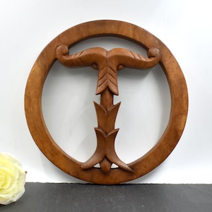 Irminsul wooden decoration Ø 20 cm - Medieval decoration from BELANAS SCHATZKISTE - Germanic symbol - heathen - Pagan - Erminsul