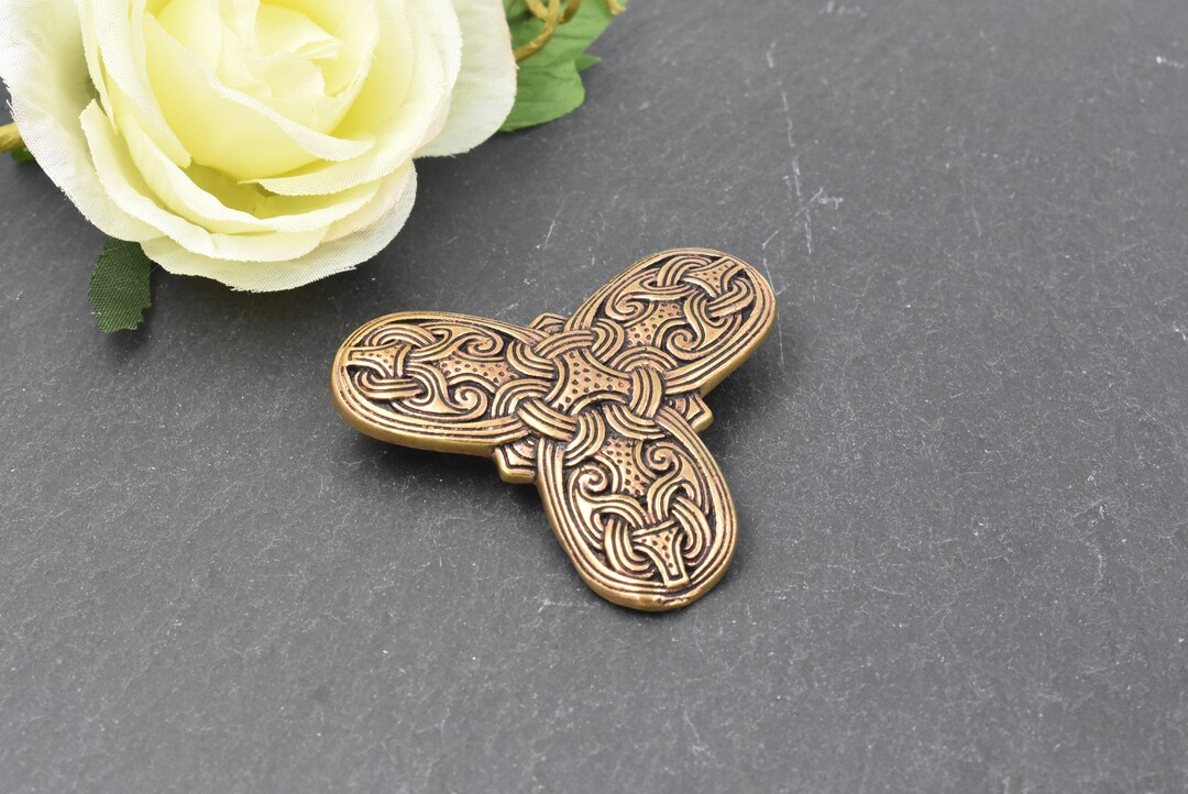 Cloverleaf Brooch After Discovery of Tranby 10th Century Viking