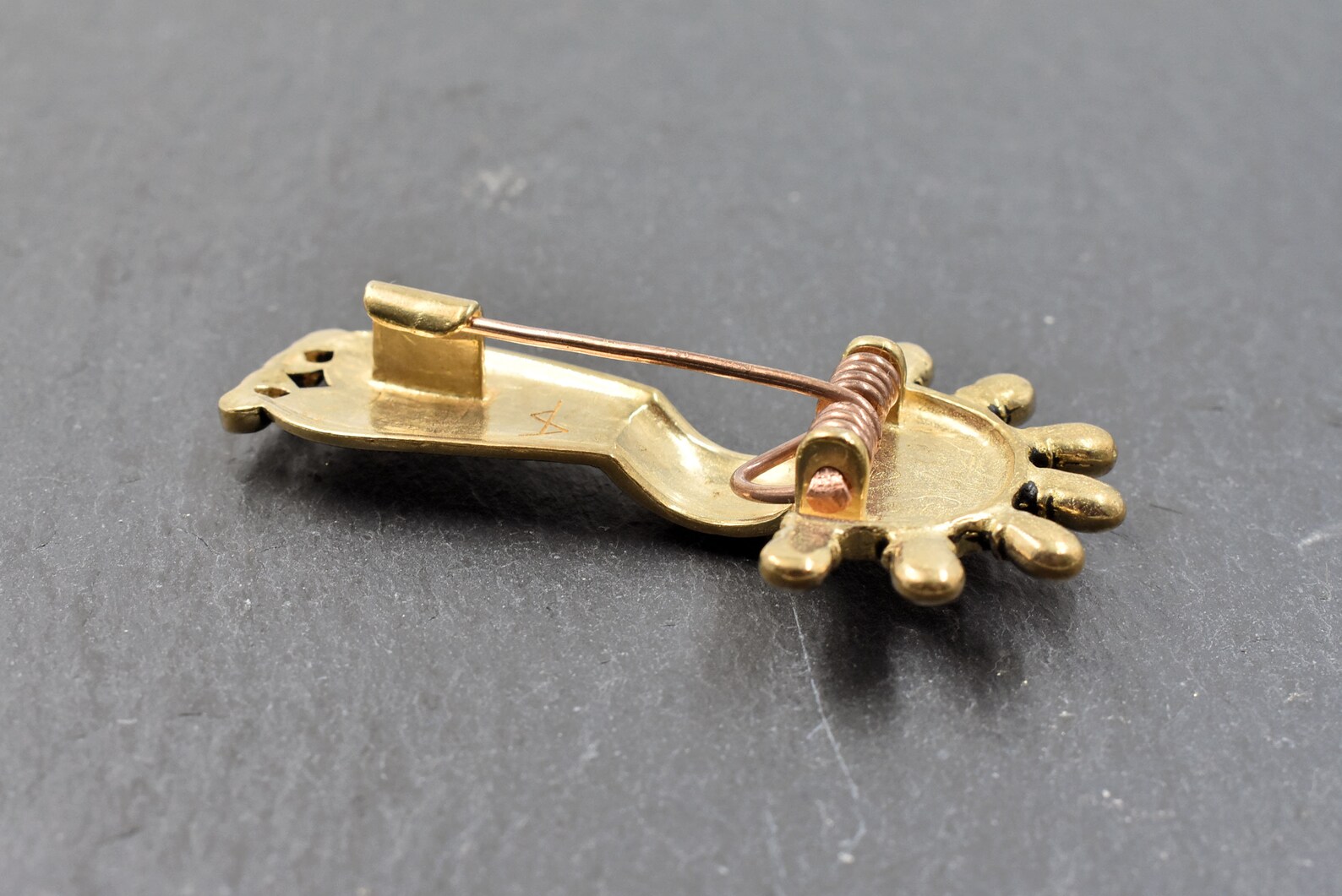 Frankish Bronze Bow Brooch 6th 7th Century Germanic / Etsy