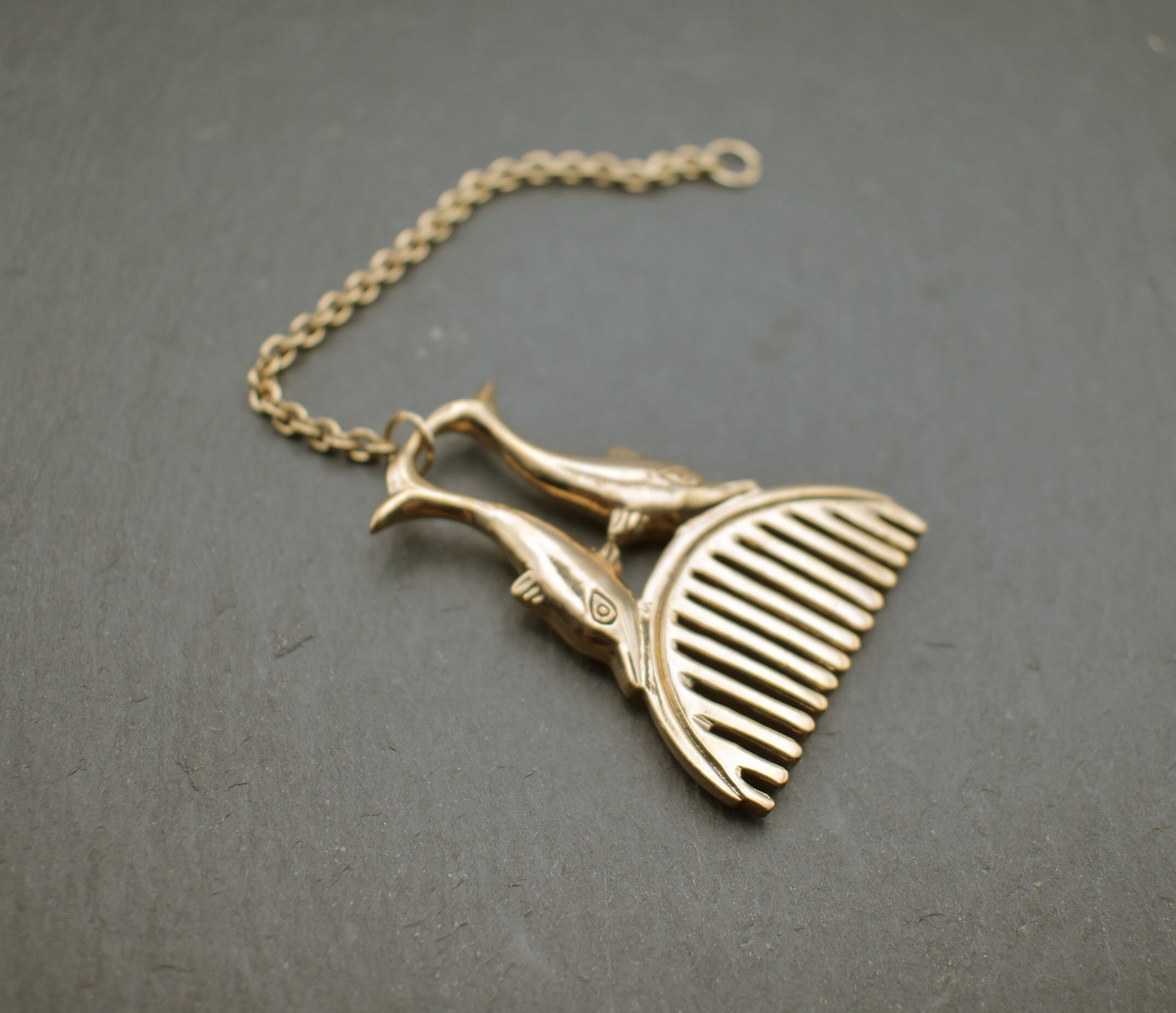 Roman Beard Comb From BELANAS SCHATZKISTE - Medieval Bronze Comb ...