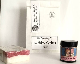 The Pampering Kit For Nutty Knitters Hands || Mothers Day Gift || gift for her|| birthday gift for her || gift for him