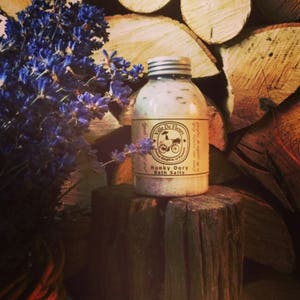 Lavender Bath Salts Hunky Dory - Dead Sea Salts, English Lavender, Cornflower, Epsom Salts  - Christmas Gift for her