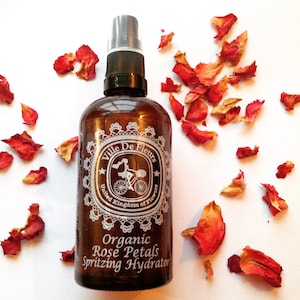 Organiques pétales de rose hydratante Spritzer