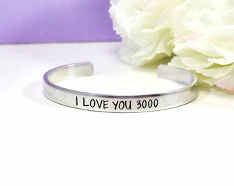 I Love You 3000 Bracelet • Iron ManBracelet • Disney Jewelry • IronMan • Avengers Inspired • Walt Disney World • Three Thousand