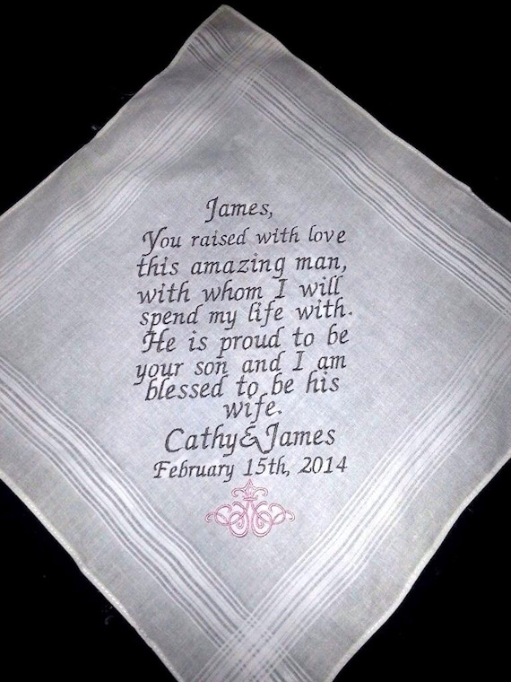 Monogrammed Handkerchiefs