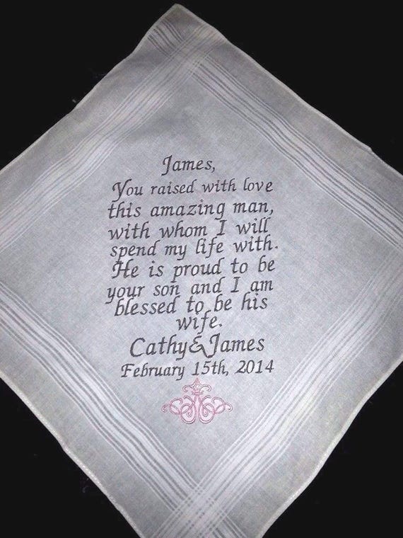 Monogrammed Handkerchiefs